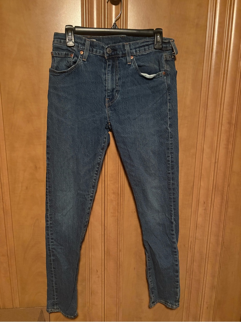 Classic Men's Dark Blue Jeans - Slim Fit